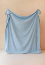 Load image into Gallery viewer, Cotton &amp; Linen Duvet Cover in Blue
