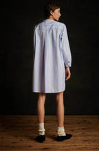 Load image into Gallery viewer, Soeur Blue Evening primrose shirt dress, Size 36
