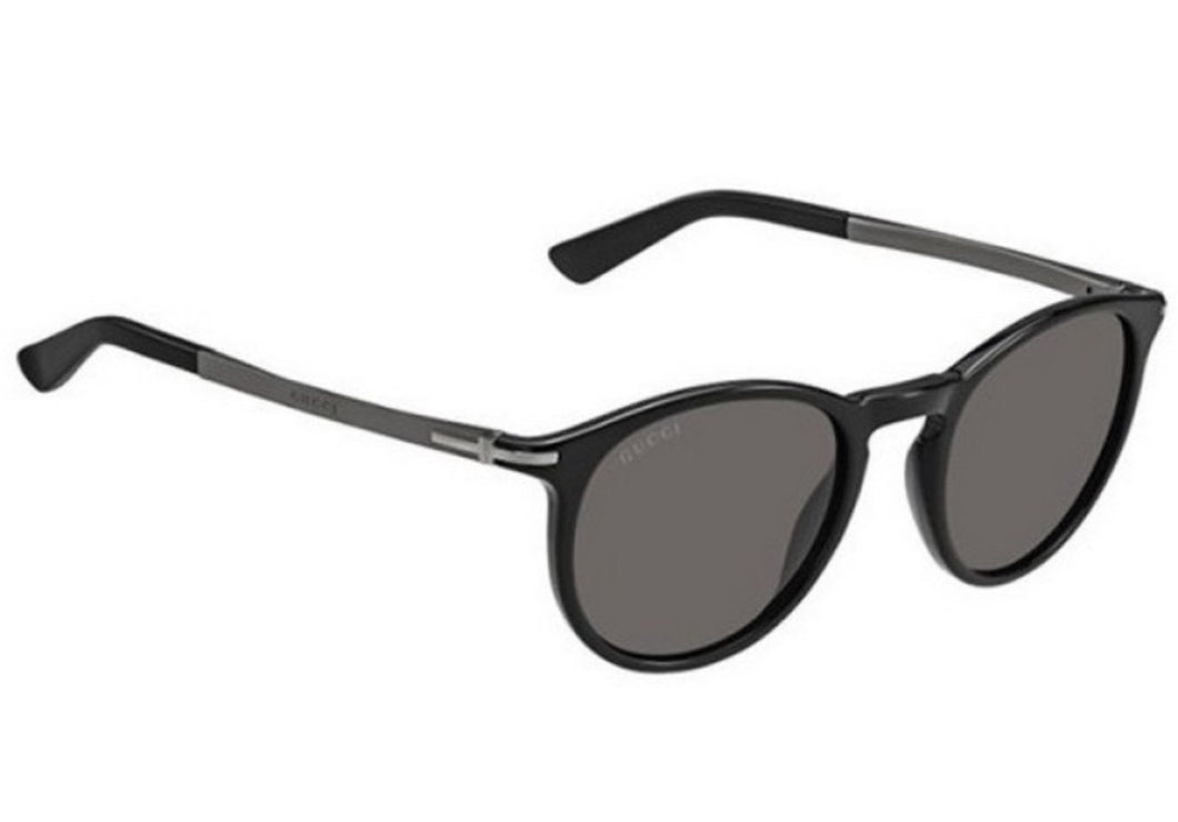 Gucci Black Acetate and metal sunglasses, Size One size