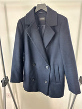 Load image into Gallery viewer, Autograph Navy Pea coat, Size 12
