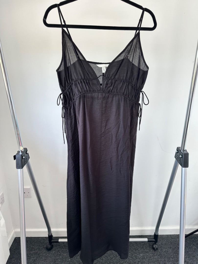 H&M Black Tie beach dress, Size Small