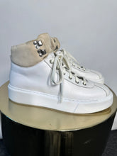 Load image into Gallery viewer, Grenson White Leather Hi-top trainers, Size 5
