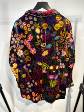 Load image into Gallery viewer, Jigsaw Multicoloured Midnight Garden silk blazer, Size 10
