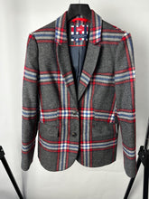 Load image into Gallery viewer, Boden Grey Heritage tweed jacket, Size 12
