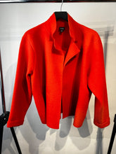 Load image into Gallery viewer, Eileen Fisher Orange Boiled wool jacket, Size XL
