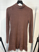 Load image into Gallery viewer, Prada Chocolate brown Crochet dress, Size 44
