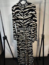 Load image into Gallery viewer, Hayley Menzies Black &amp; White Animal print maxi dress, Size Medium
