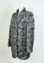 Load image into Gallery viewer, Stella McCartney Grey faux fur coat, Size 36
