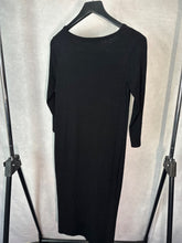 Load image into Gallery viewer, Hush Black Fine knit jumper dress, Size XS
