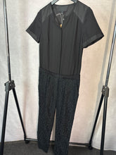 Load image into Gallery viewer, J Crew Black Lace leg jumpsuit, Size 6
