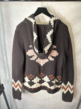 Load image into Gallery viewer, Odd Molly Multicoloured Aztec hooded cardigan, Size medium
