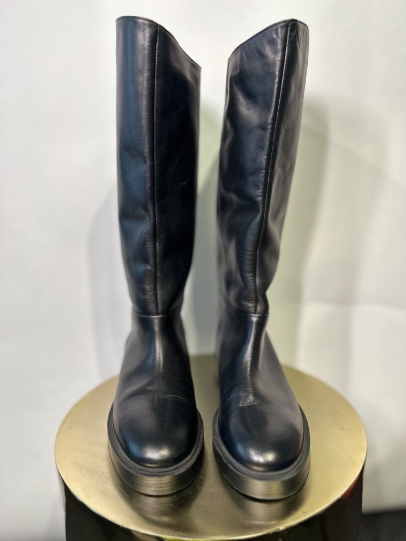 H&M black Knee length boot, Size 41