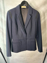 Load image into Gallery viewer, Viola Connaught St navy wool tailored suit, Size 38
