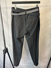 Load image into Gallery viewer, Brunello cucinelli Grey Tailored trousers with glitter belt, Size US8
