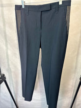 Load image into Gallery viewer, Brunello cucinelli Navy Virgin wool trousers, Size UK12
