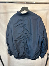 Load image into Gallery viewer, M&amp;S navy Padded bomber jacket, Size 14
