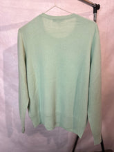 Load image into Gallery viewer, Autograph pale green Cashmere jumper, Size 18
