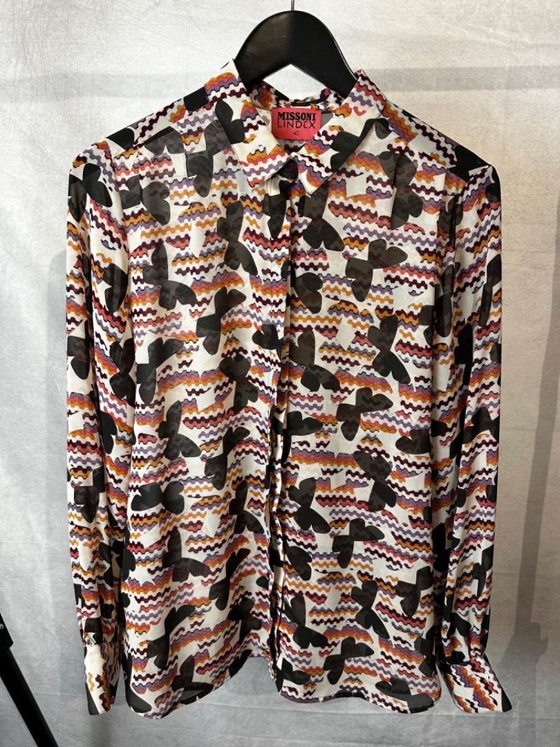 Missoni Multicoloured Patterned shirt, Size Medium