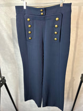 Load image into Gallery viewer, chloe navy sailor trousers, Size 40
