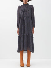 Load image into Gallery viewer, Cefinn navy Annie midi dress, Size 8
