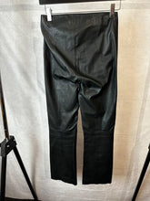 Load image into Gallery viewer, Mos Mosh black Sarah leather leggings, Size xs
