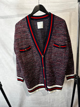 Load image into Gallery viewer, sandro Multicoloured tweed cardigan jacket, Size 2
