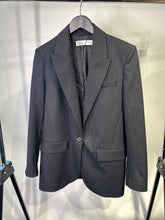 Load image into Gallery viewer, zara navy Pinstripe Jacket, Size xs
