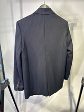 Load image into Gallery viewer, zara navy Pinstripe Jacket, Size xs
