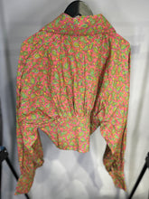 Load image into Gallery viewer, The House of Creative Fashion pink Tyrolean printed shirt, Size medium
