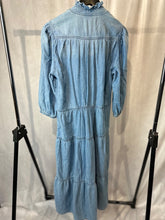 Load image into Gallery viewer, BASH blue chambray midi dress, Size 2
