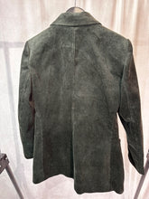 Load image into Gallery viewer, zara dark green Double breasted cord jacket, Size medium
