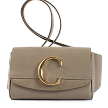 Load image into Gallery viewer, Chloe beige C belt bag, Size W: 19 x H: 12 x D: 4 cm
