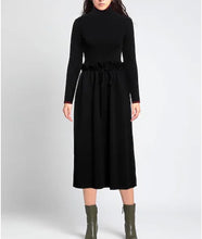 Load image into Gallery viewer, Ulla Johnson Black Knitted midi dress, Size s
