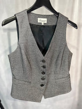 Load image into Gallery viewer, Somerset by Alice Temperley grey herringbone waistcoat, Size 14
