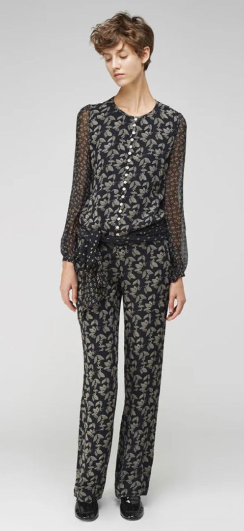 Isabel Marant Etoile black Pacey Jumpsuit, Size 42