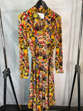 Load image into Gallery viewer, lk bennett Multicoloured dr runa silk shirt dress, Size 12
