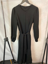 Load image into Gallery viewer, Me + Em black Jersey midi dress, Size 12
