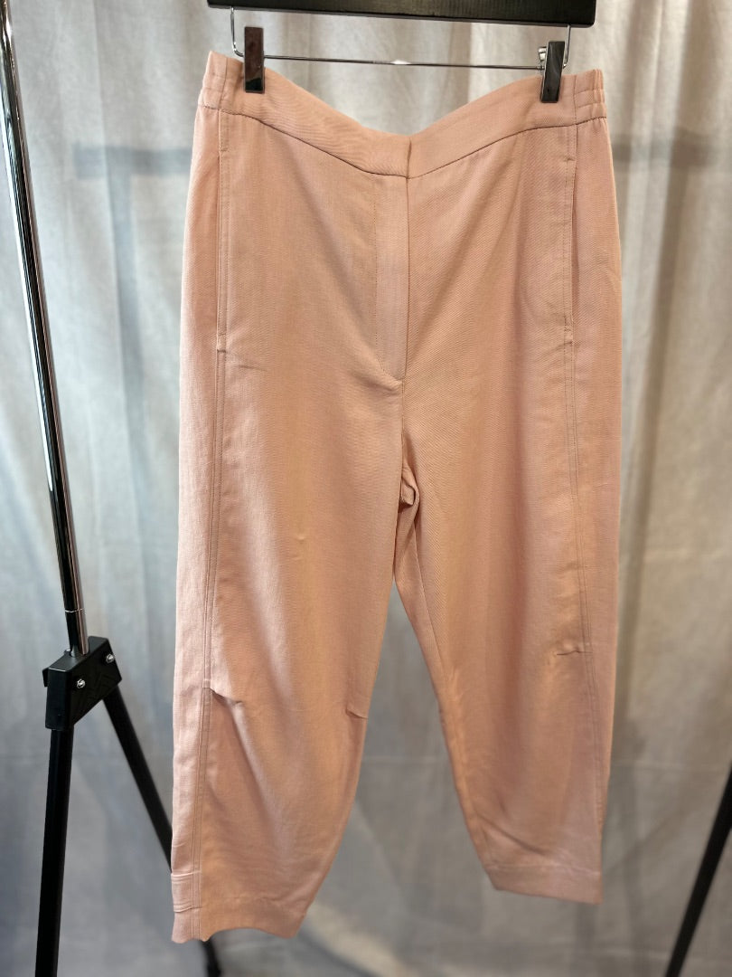 zara baby pink button hem trouser, Size medium