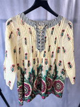 Load image into Gallery viewer, hoss intropia multicoloured Peasant tunic top, Size 40
