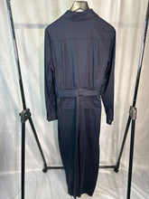 Load image into Gallery viewer, Me + Em navy belted jumpsuit, Size 12
