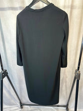 Load image into Gallery viewer, Aspesi black crepe shift dress, Size 40
