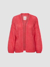 Load image into Gallery viewer, part two coral mohair rastina cardigan, Size medium
