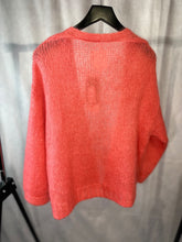 Load image into Gallery viewer, part two coral mohair rastina cardigan, Size medium
