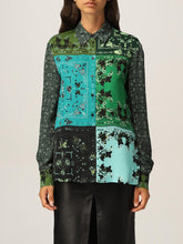 Load image into Gallery viewer, Pinko Green Bandana shirt, Size 40
