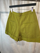 Load image into Gallery viewer, soeur khaki iggy high rise shorts, Size 38
