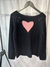 Load image into Gallery viewer, twinset black heart logo jumper, Size medium
