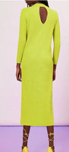 Load image into Gallery viewer, whistles lime ribbed sweater dress, Size medium
