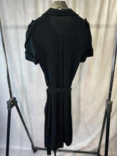 Load image into Gallery viewer, karen millen black belted shirt dress, Size 8
