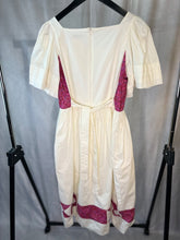 Load image into Gallery viewer, O Pioneers cream jemima patchwork dress, Size medium
