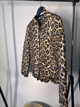 Load image into Gallery viewer, Moschino Multicoloured Vintage quilted leopard frilled jacket, Size I44
